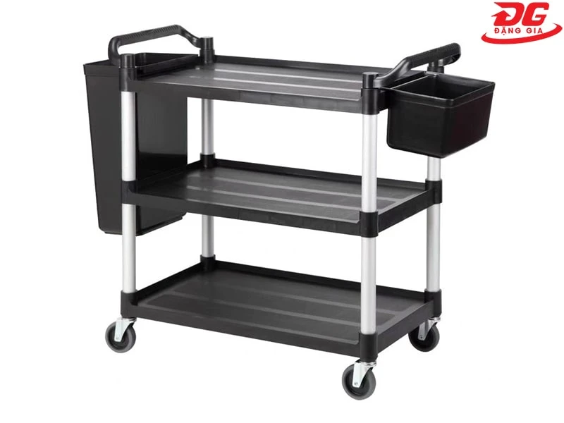 Xe đẩy vệ sinh được sử dụng trong các nhà hàng