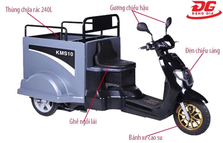 Xe gom, chở rác Kumisai KMS-10