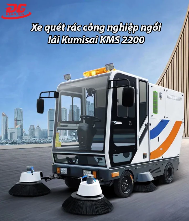 Xe quét rác công nghiệp Kumisai KMS 2200