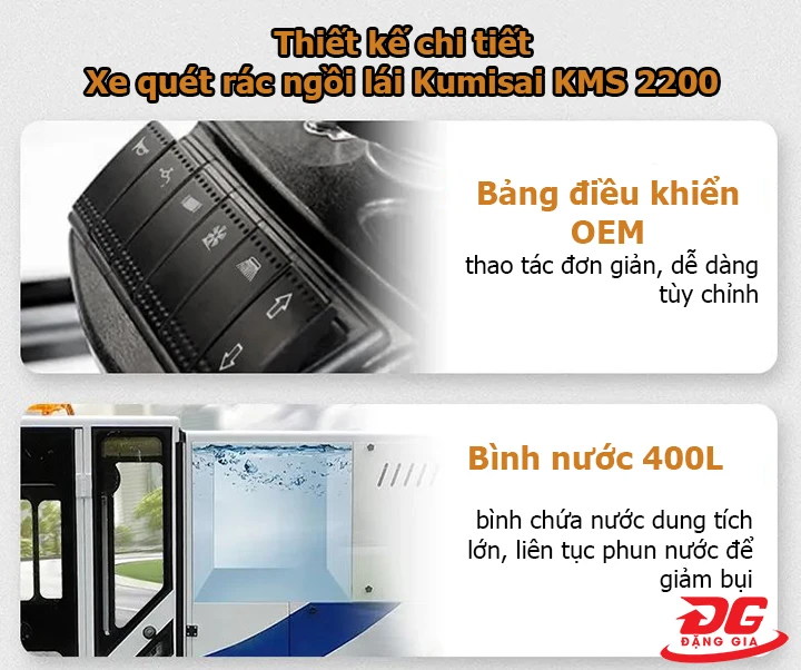 Xe quét hút bụi đường Kumisai KMS 2200