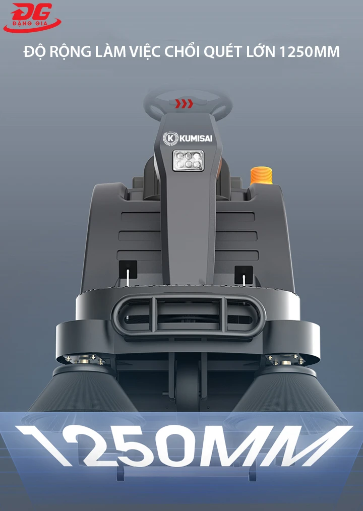 Máy quét rác ngồi lái Kumisai KMS-GS1
