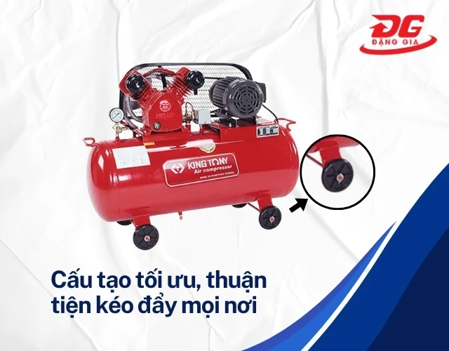 Cấu tạo tối ưu, thuận tiện kéo đẩy mọi nơi