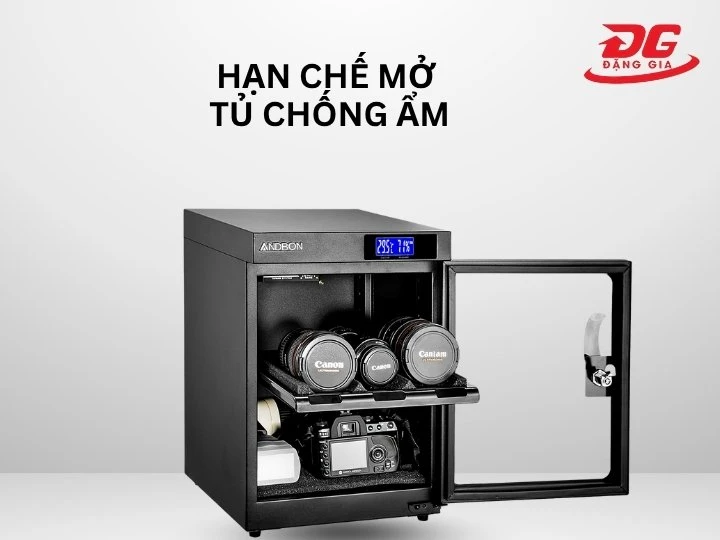 Tránh mở tủ thường xuyên