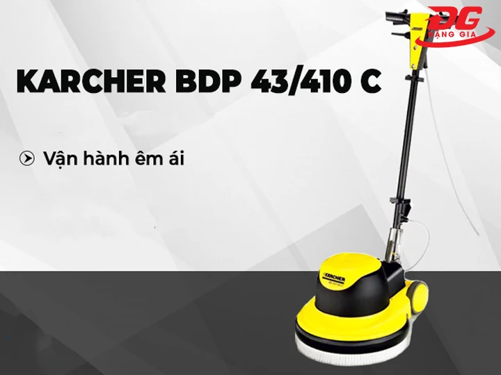 máy đánh bóng Karcher BDP 43/410 C vận hành êm ái