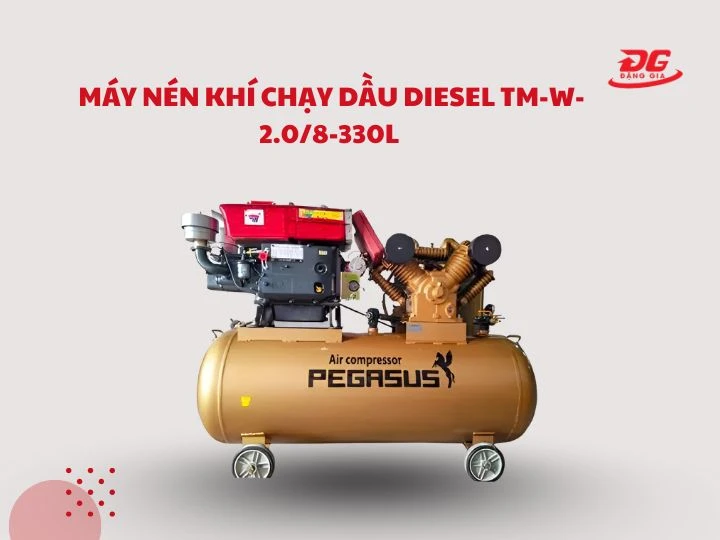 Máy nén khí chạy dầu diesel TM-W-2.0/8-330L