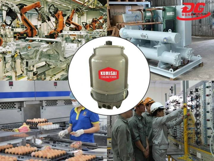 Ứng dụng của tháp làm mát nước Kumisai KMS 5RT