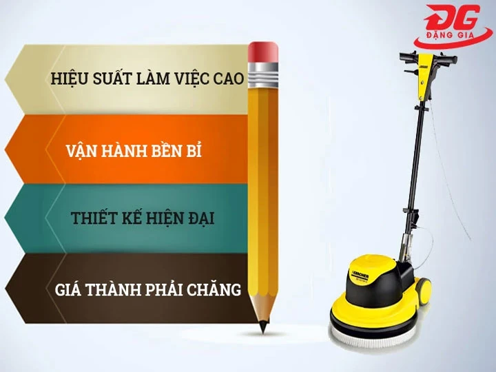 cách sử dụng máy đánh bóng sàn Karcher BDP 43/410 C