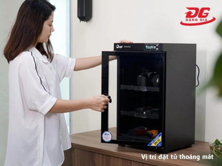 Chọn nơi đặt tủ chống ẩm thông thoáng, khô ráo