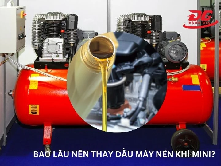 Thời điểm nên thay dầu máy nén khí mini