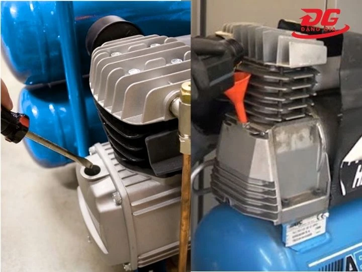 Các bước thay dầu máy nén khí mini