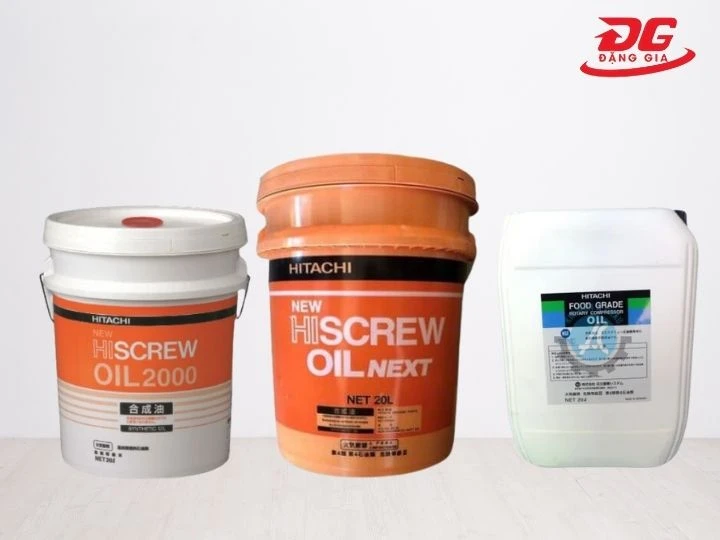 Tìm hiểu dầu máy nén khí mini Hitachi