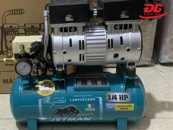 Máy nén khí không dầu 12l Jetman