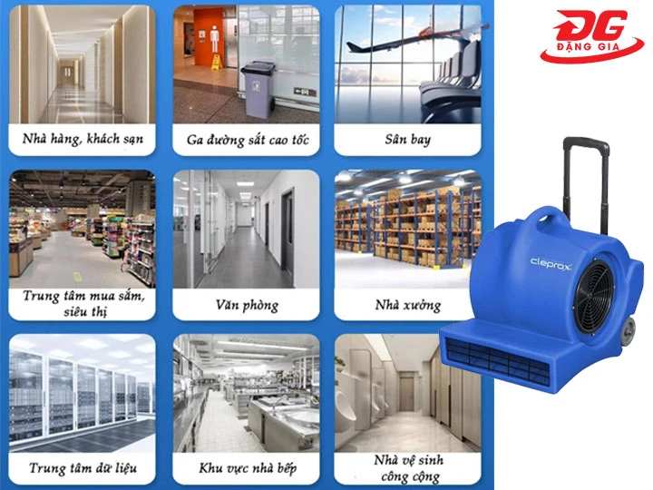 quạt thổi thảm độ ồn thấp