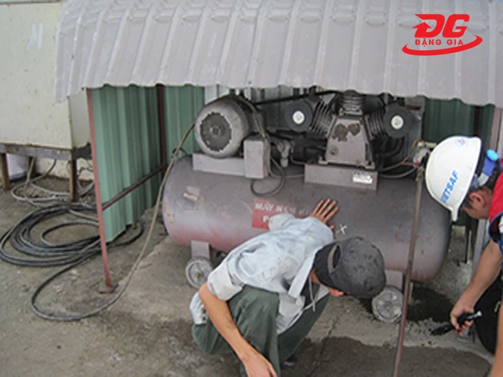 Nổ bình khí nén do bảo dưỡng kém