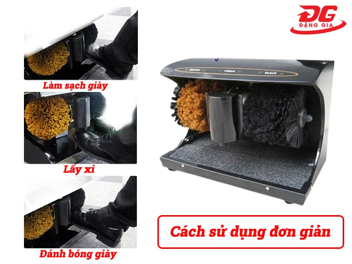 Hướng dẫn cách sử dụng máy đánh giày Kumisai