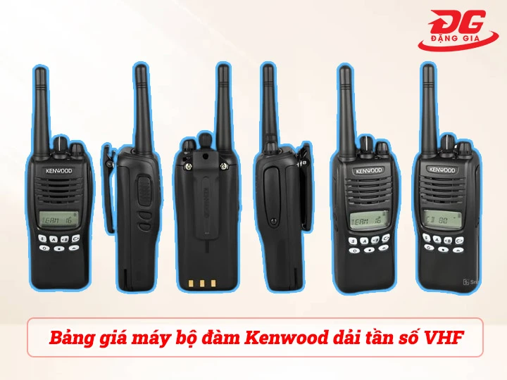 giá bộ đàm Kenwood dải tần số VHF