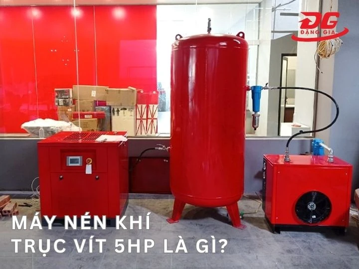 Tìm hiểu máy nén khí trục vít 5HP