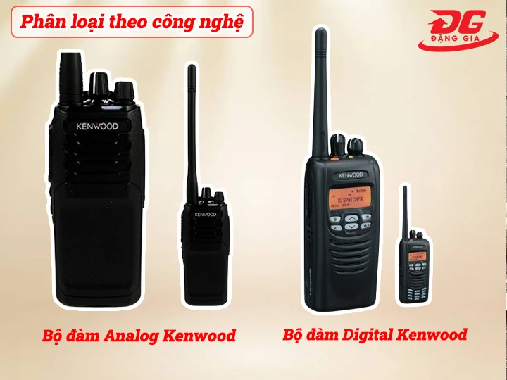 bộ đàm liên lạc Kenwood theo công nghệ
