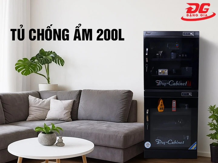 Tủ chống ẩm máy ảnh 200L