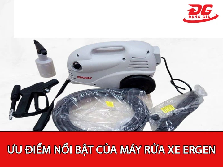máy rửa xe Ergen thiết kế nhỏ gọn