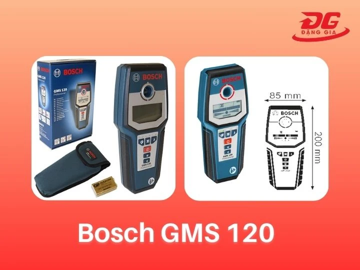 Tìm hiểu máy dò kim loại Bosch GMS 120 của Đức