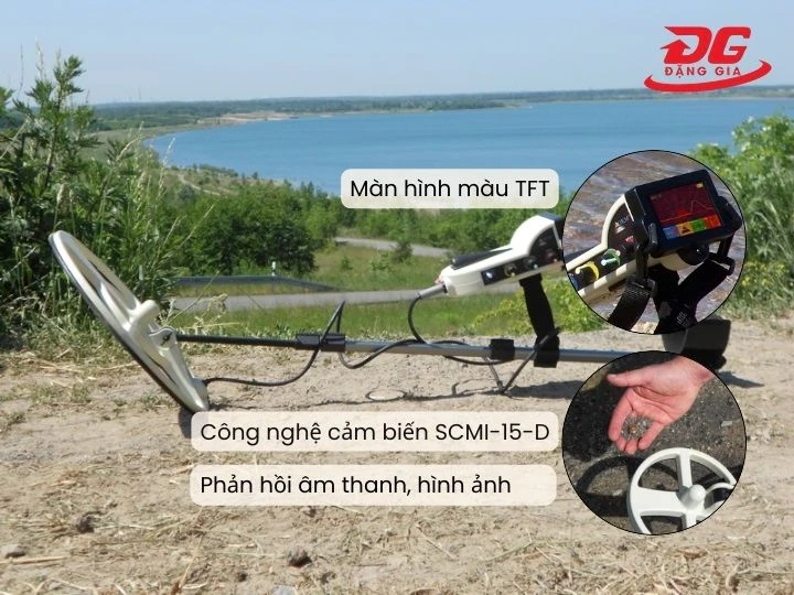 Máy dò kim loại của Đức với cảm biến từ trường tân tiến