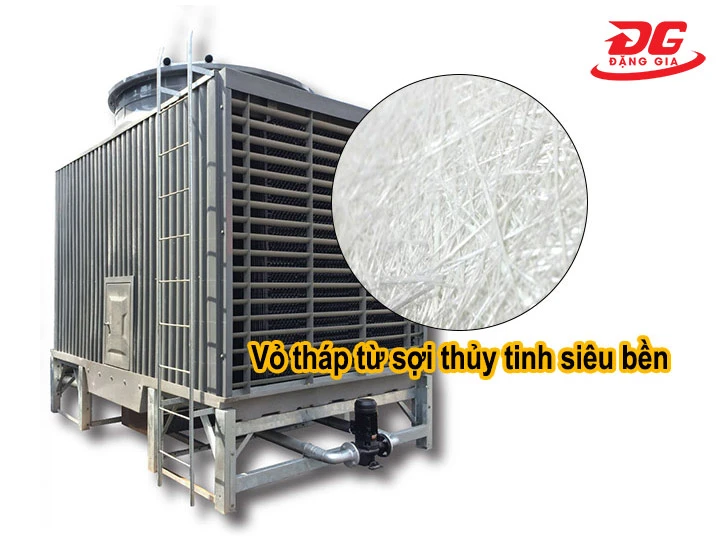 chọn tháp giải nhiệt vuông có độ bền cao