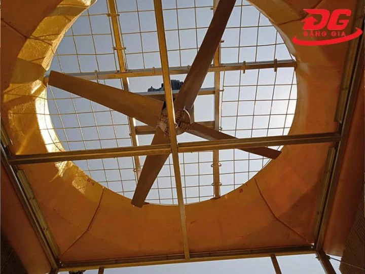 Cơ chế hoạt động của quạt tản nhiệt tháp BKK