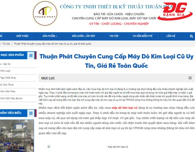 mua máy dò kim loại cũ qua website thuận phát