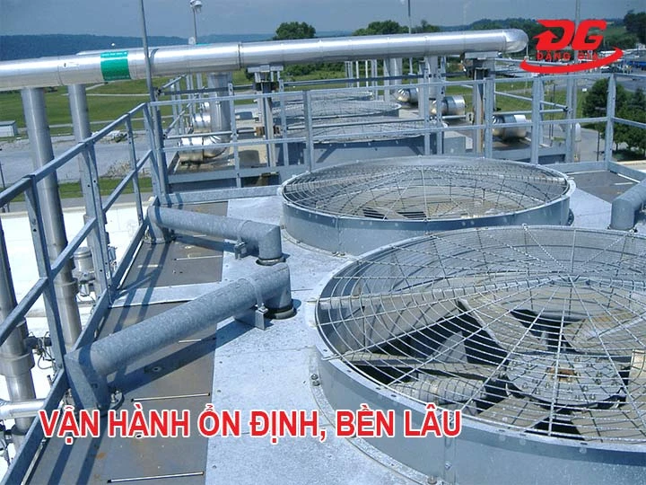 Tháp hạ nhiệt vuông vận hành bền bỉ