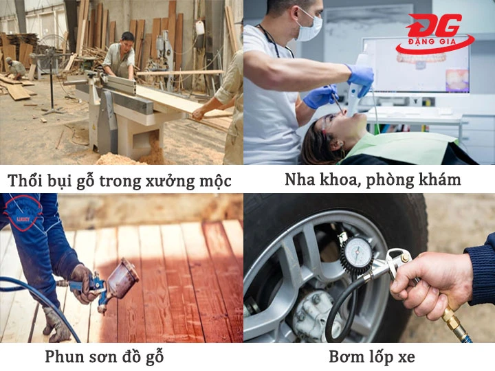 Máy nén khí mini được dùng trong những việc gì?