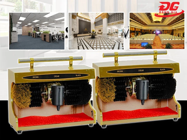 Ứng dụng máy đánh giày tự động Kumisai KMS-8