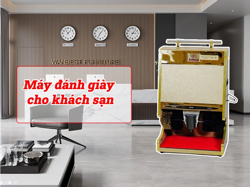 Máy đánh giày cho khách sạn