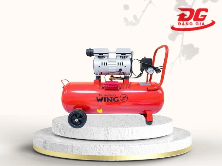 Máy nén khí không dầu mini 220V Wing TW-OF750 25L