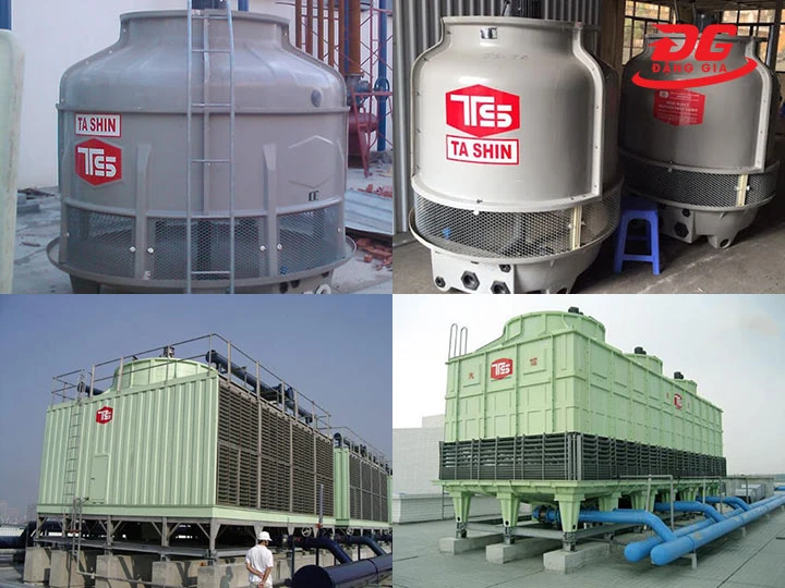 đa dạng các mẫu tháp giải nhiệt tashin