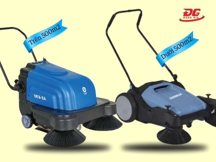 Chọn xe quét rác đẩy tay phù hợp không gian