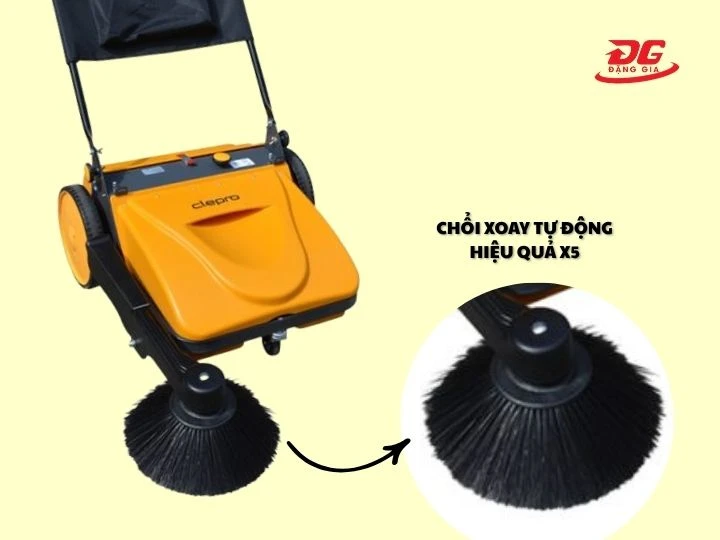 Máy quét rác đẩy tay hiệu quả vượt trội