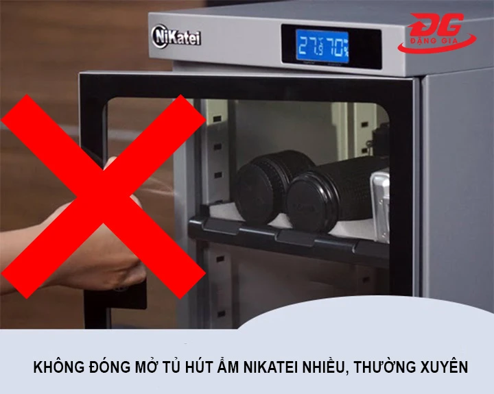 không đóng mở tủ nhiều lần