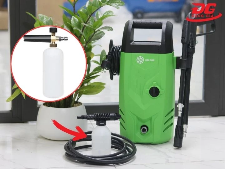 Phụ kiện máy rửa xe bình phun bọt tuyết