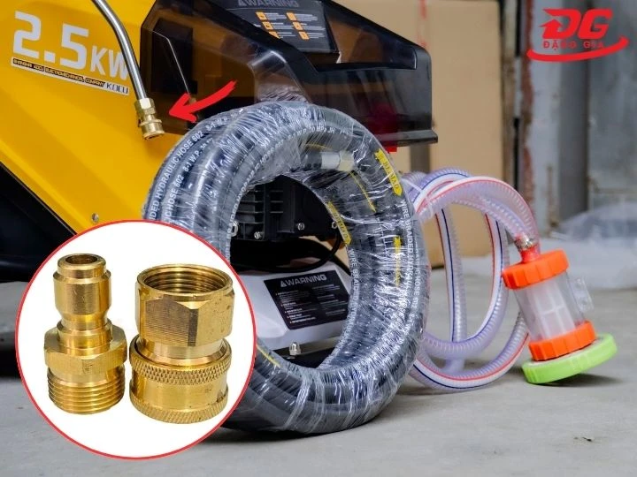 Phụ kiện máy rửa xe đầu nối nhanh