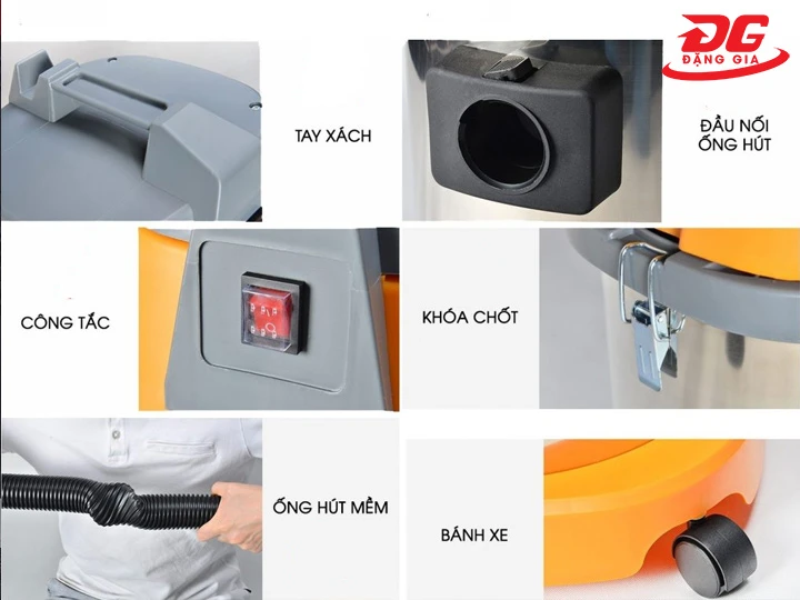 máy vệ sinh bụi TopClean có sức cạnh tranh cực tốt do thiết kế tinh xảo