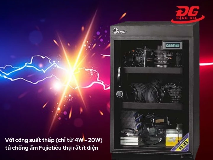 tủ chống ẩm Fujie giúp tiết kiệm điện năng