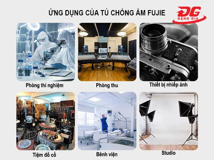 ứng dụng của tủ chống ẩm Fujie