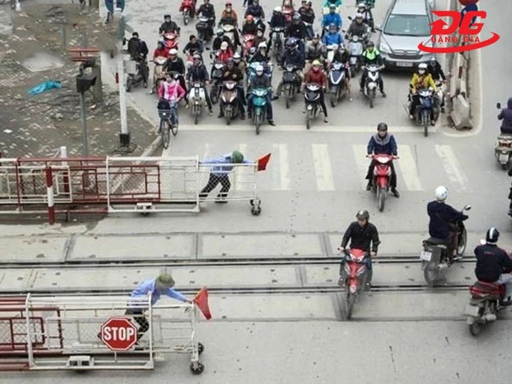 Barie cần gập di chuyển khoa học