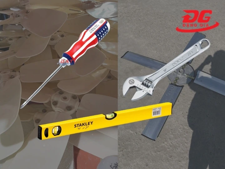 Trang bị thiết bị và kiểm tra tình trạng cánh quạt