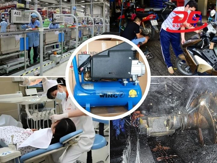 Ứng dụng của máy nén khí 10HP