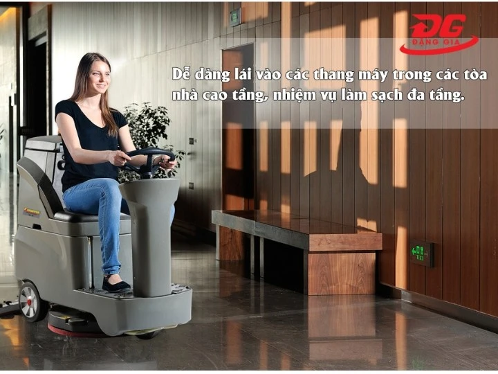 Máy chà sàn công nghiệp Grammy chạy êm, bền bỉ