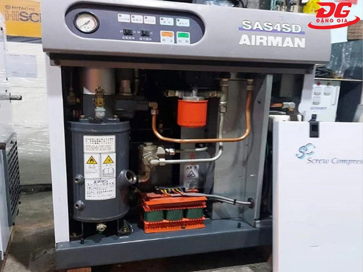 Tìm hiểu máy nén khí trục vít 5 ngựa Airman