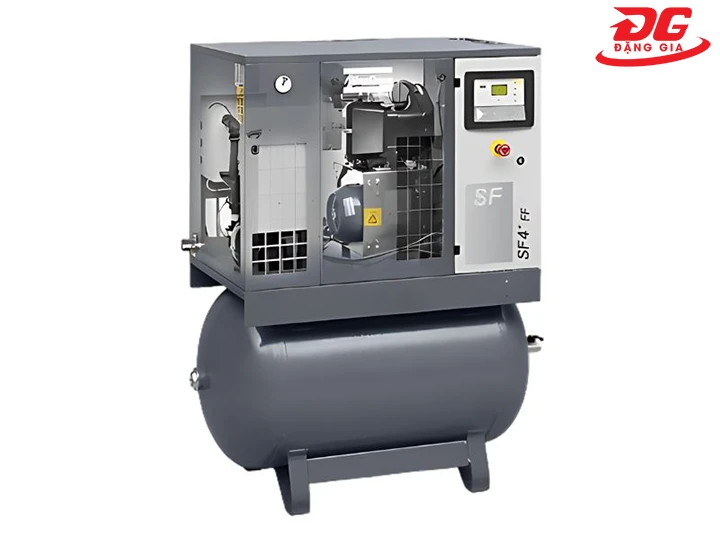 Tìm hiểu máy nén khí không dầu Atlas Copco SF 4+