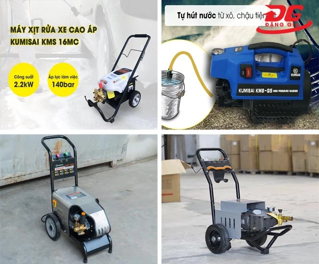 Máy rửa xe cao áp dưới 3KW